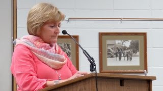 Iowa Rep. Sharon Steckman speaks on Prestage hog plant