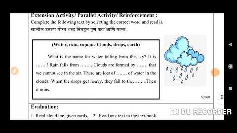 Std 5th English Bridge Course Template No 19