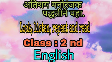 Look, listen, repeat and read : 2nd English