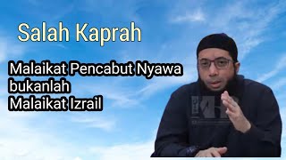 Nama Malaikat Pencabut Nyawa Bukanlah Izrail - Ustadz Khalid Basalamah