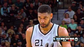 Tim Duncan Full Game Highlight VS Memphis Grizzlies(7Points,11Rebounds,2Blocks)