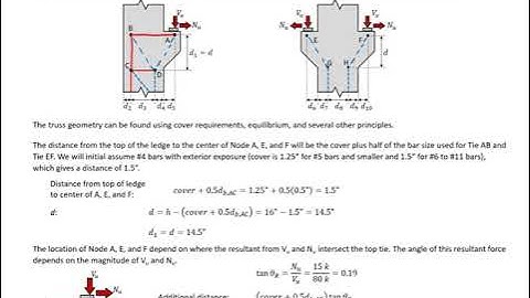 Precast Concrete - 4 - Example 2 - Corbel Design