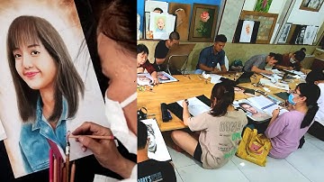 Giới thiệu cận cảnh về lớp vẽ chân dung HT Art