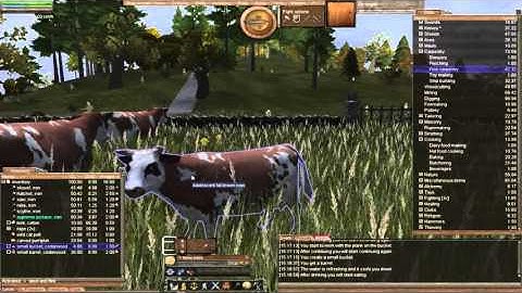 Wurm Unlimited - Tutorial - Episode 56 - Dairy Food Cooking, Milking, Cheese & Sandwiches