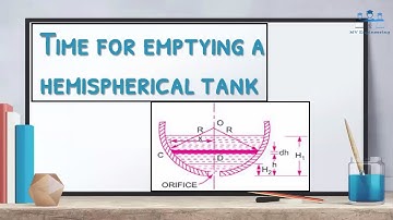 Time for emptying a Hemispherical tank