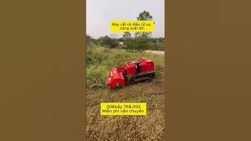 TÉT ROBOT BĂM CỎ ĐIỀU KHIỂN TỪ XA#maybamco #maycatco #robot #maynongnghiep #nongnghiephiendai