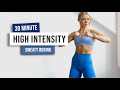 30 min high intensity boxing burn cardio workout   no equipment no repeat hiit home workout