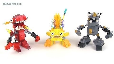 LEGO Mixels series 1 MAX combinations! Infernites, Electroids, and Cragsters