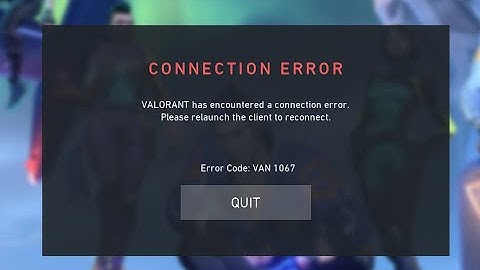 HOW TO FIX VALORANT ERROR CODE VAN 1067     #valorant