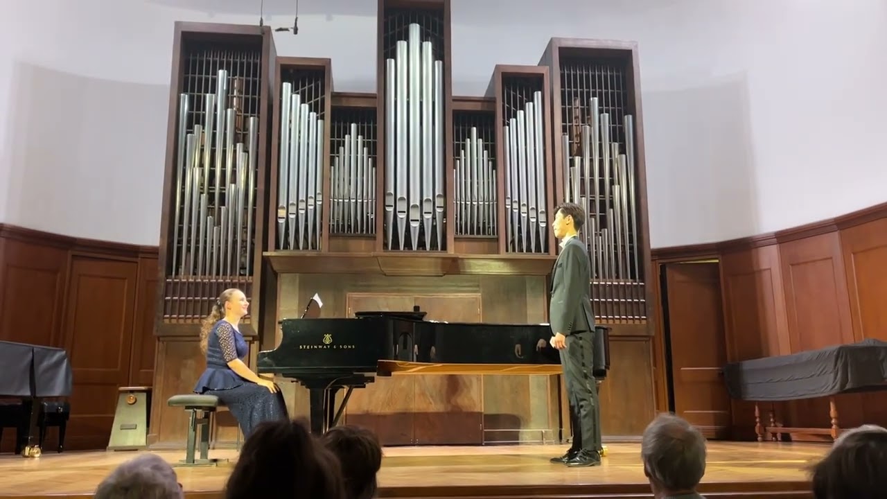 The first concert in Tchaikovsky conservatory