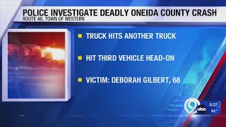 68-year-old woman killed in Oneida County crash