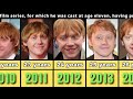 Rupert grint then and now  evolution from 2000 to 2023