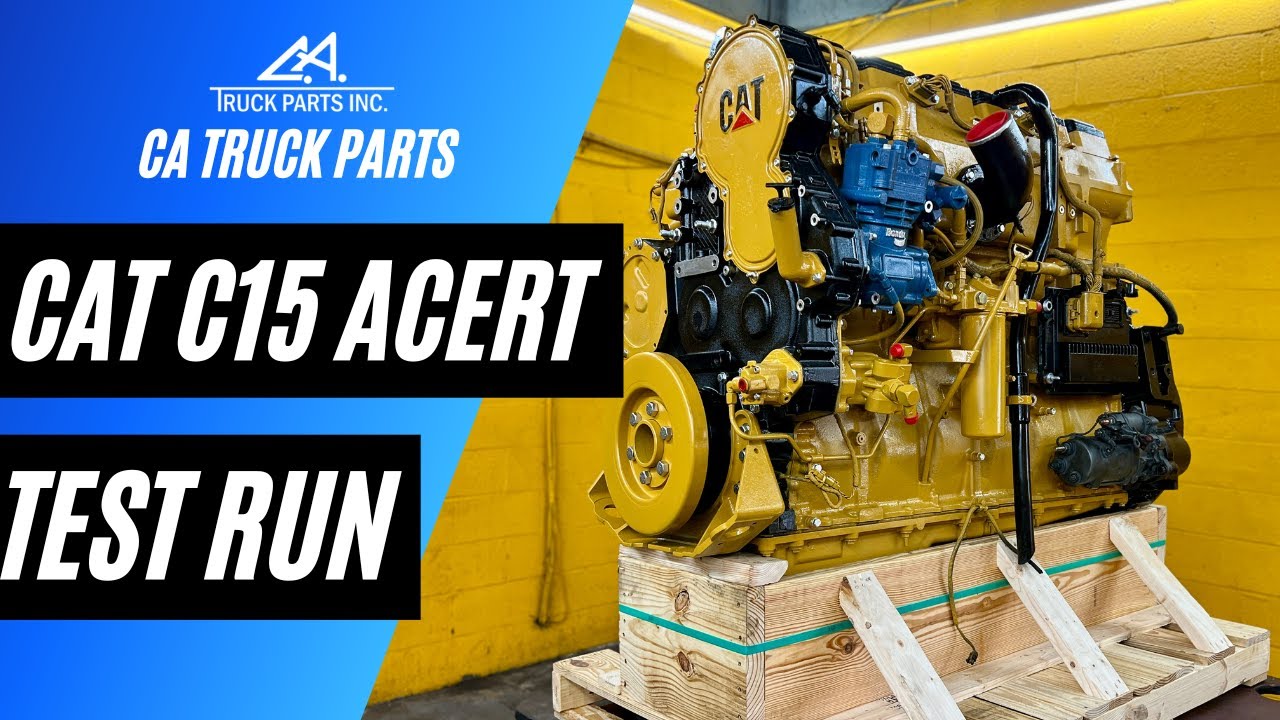 2006 Caterpillar C15 ACERT Diesel Engine, DUAL TURBO, NXS catrucks 7685 YouTube