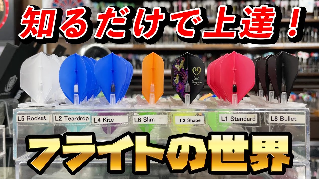 【ダーツ】知るだけで上達！フライトの世界