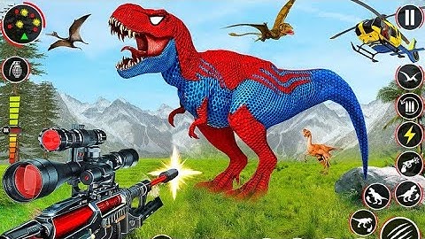 Dino Hunter 3D Hunting game ( Part #8 ) thrilling dinosaur game || loppa