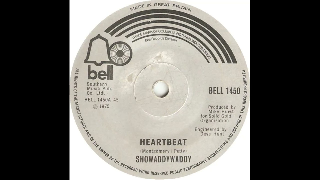 UK New Entry 1975 (213) Showaddywaddy - Heartbeat
