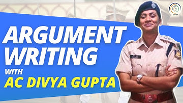 Learn Argument Writing with Ex-AC DIVYA GUPTA, CRPF I #argumentwriting #capf #capfpaper2 #savda