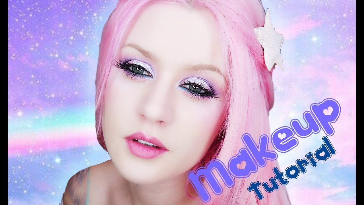Kawaii Galaxy Makeup Tutorial By Kelly Eden YouTube