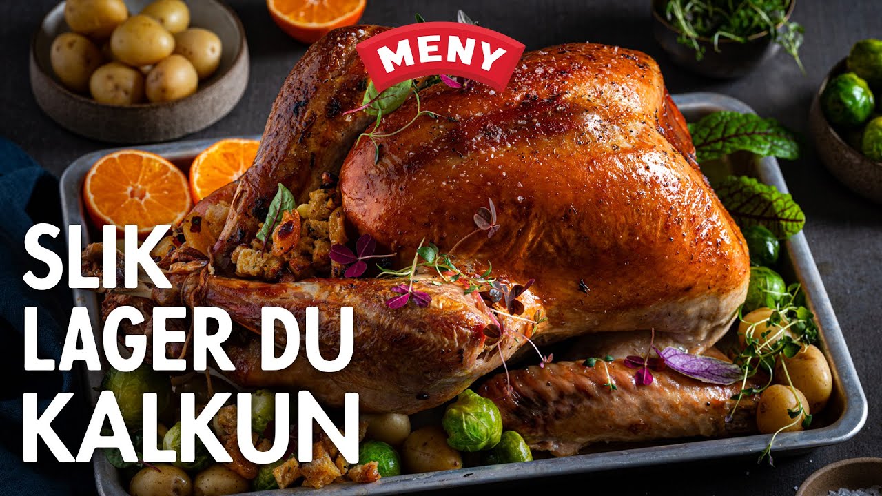 Slik steker du kalkun