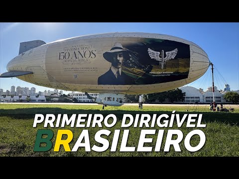 Primeiro Dirigível Brasileiro da Airship do Brasil é apresentado em homenagem a Alberto Santos Dumont