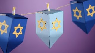 How To Make Paper Dreidel Garland | Southern Living