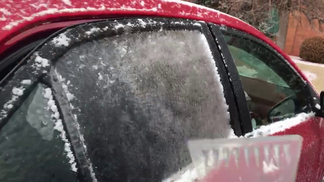 Removing ice from glass - FAIL