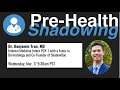 70  internal medicine dr benjamin tran md  prehealth shadowing