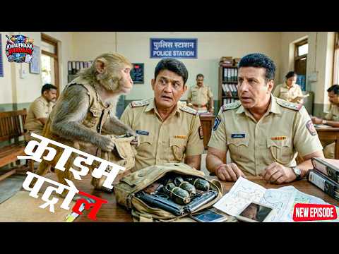 बंदर पुलिस स्टेशन में लेकर आया हथियारों से भरा बैग, देखकर पुलिस के उड़ गए होश || Crime Patrol