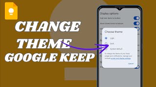 How To Enable Dark Theme In Google Keep Notes App