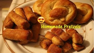 Homemade soft pretzels - My Small Kitchen