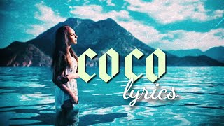 Video thumbnail of "Coco (LYRICS) - Mak Zaddy, Daewan Fresko"