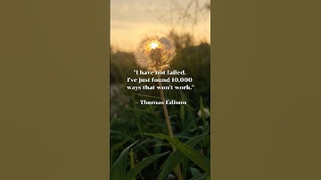 10,000 Ways To Succeed When You Fail!