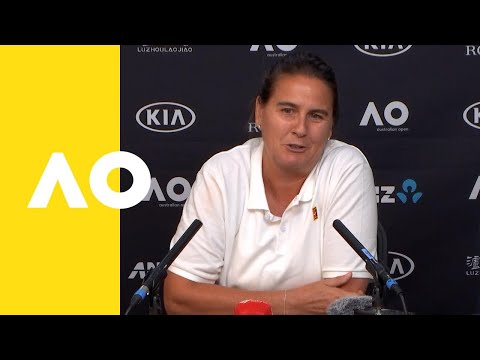 Conchita Martínez (Coach Of Karolína Plíšková) Press Conference (4R) | Australian Open 2019