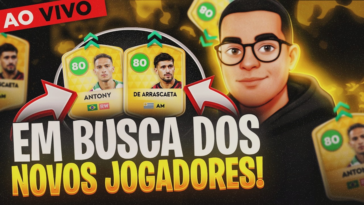 🔥CONTRATANDO JOGADORES NO DREAM LEAGUE SOCCER 2026 🔥AO VIVO🔥