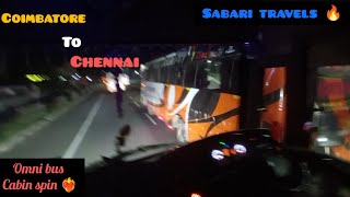 My first time CABIN RIDE❤️‍🔥in Omni bus Vara level experience CBE to CHN sabari travels #buslovers a by CHE'S PILOT 2,432 views 4 months ago 2 minutes, 19 seconds