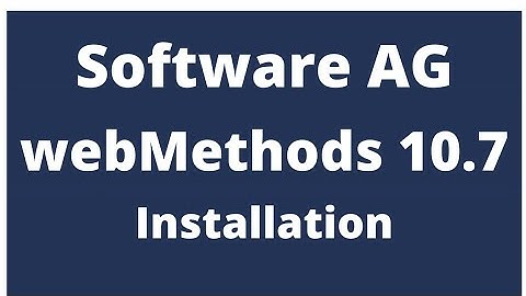 How to Install Software AG webMethods 10.7 using PostgreSQL