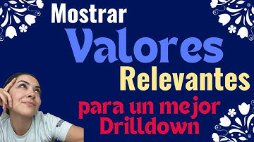 Mostrar Valores Relevantes en Filtros