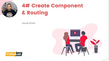 #4 Create Components & Routing | Get Started With Angular 9 in Arabic