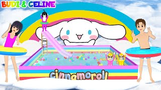 Full Movie - Ada Kolam Renang Pelangi Sanrio Cinnamoroll Baru Di Atas Awan🌈Yuta Mio Parkour Di Awan