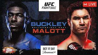 🔴 UFC EDMONTON: JOAQUIN BUCKLEY x MIKE MALOTT | LIVE STREAM
