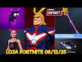 🔥🔥🔥🔥 MY HERO, TRAYHARD, SKYLINE E MASCOTE - LOJA FORTNITE 08/12/25 - LOJA FORTNITE HOJE AO VIVO