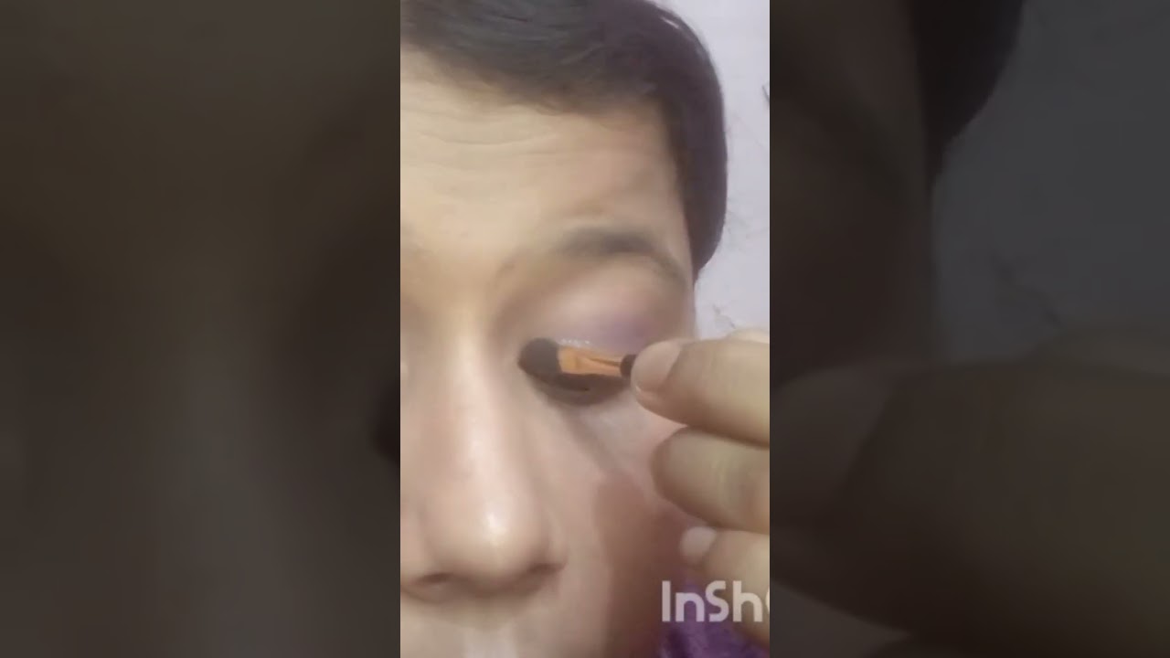 purple festive look | easy for beginners 