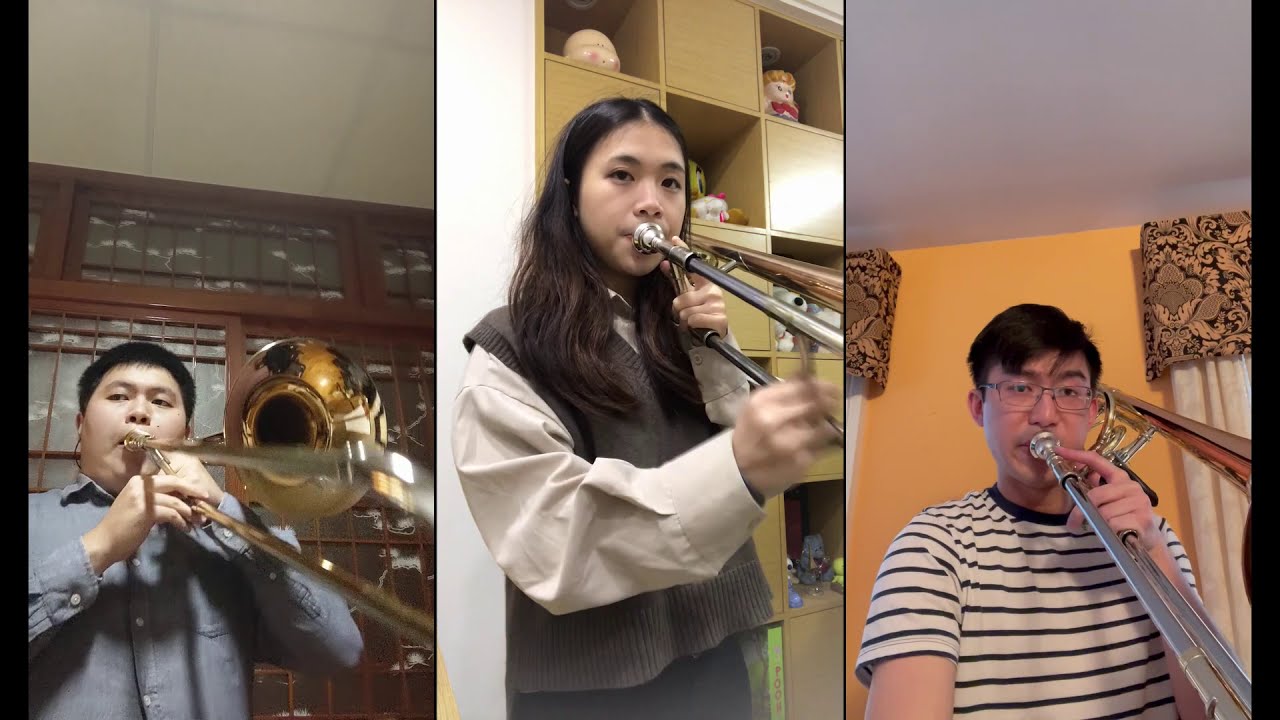 Fire Horse for trombone trio by Steven Verhelst