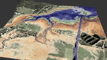 3D Flood Animation With Velocity Vectors