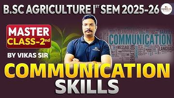 Communication Skills Lecture 2nd | B.Sc Agriculture First Year First Semester- FARMERS LOVE 