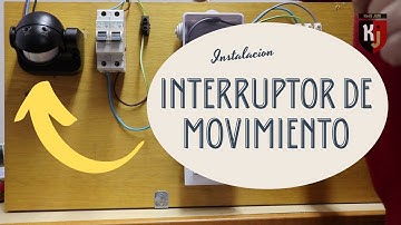 Instalar sensor de movimiento y crepuscular