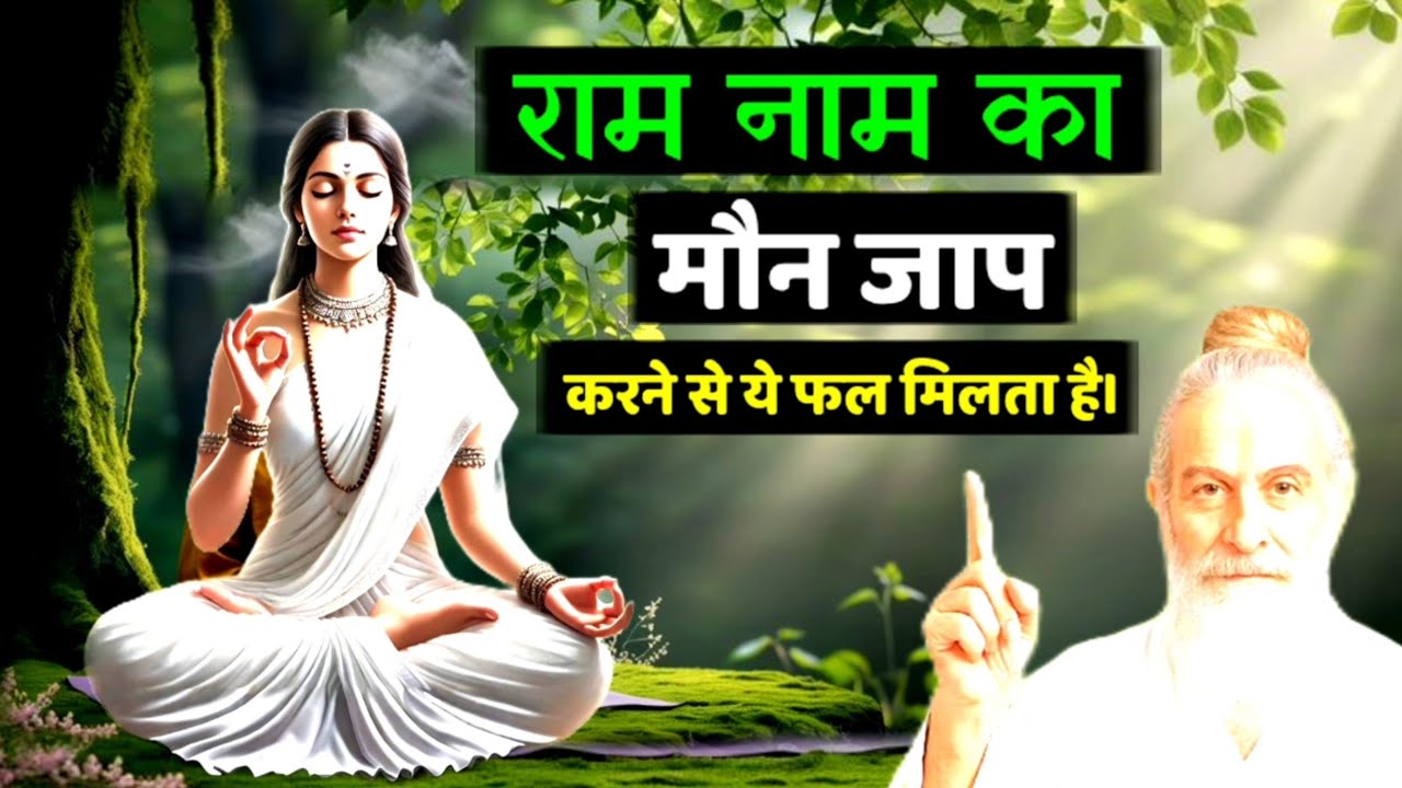 राम नाम का मौन जाप | Antar Mantra Jaap ke Fayde | Shri Ram Ki Mahima | Ram Naam | Hanuman Vachan