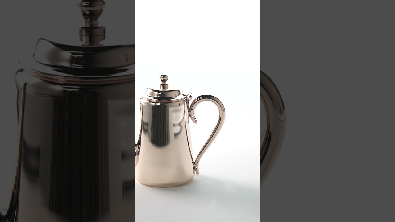 ユキワ M型コーヒーポット/ゴールド