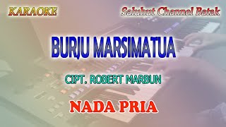 BURJU MARSIMATUA ll KARAOKE BATAK ll ROBERT MARBUN ll NADA PRIA B=DO