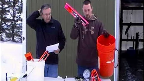 Ice Fishing Bucket Organizer   invented by Gerry H...